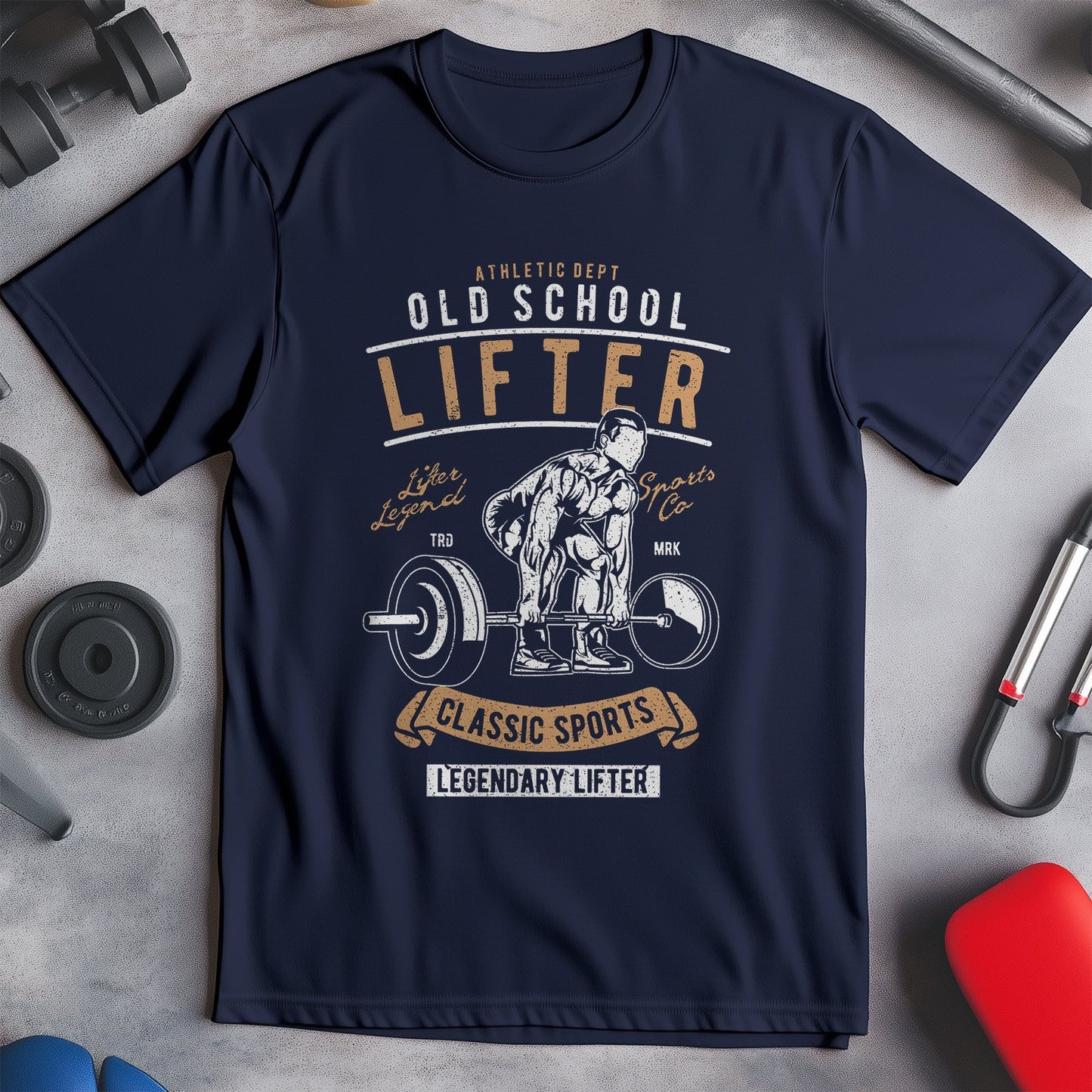Old School Lifter T-Shirt - Vintage