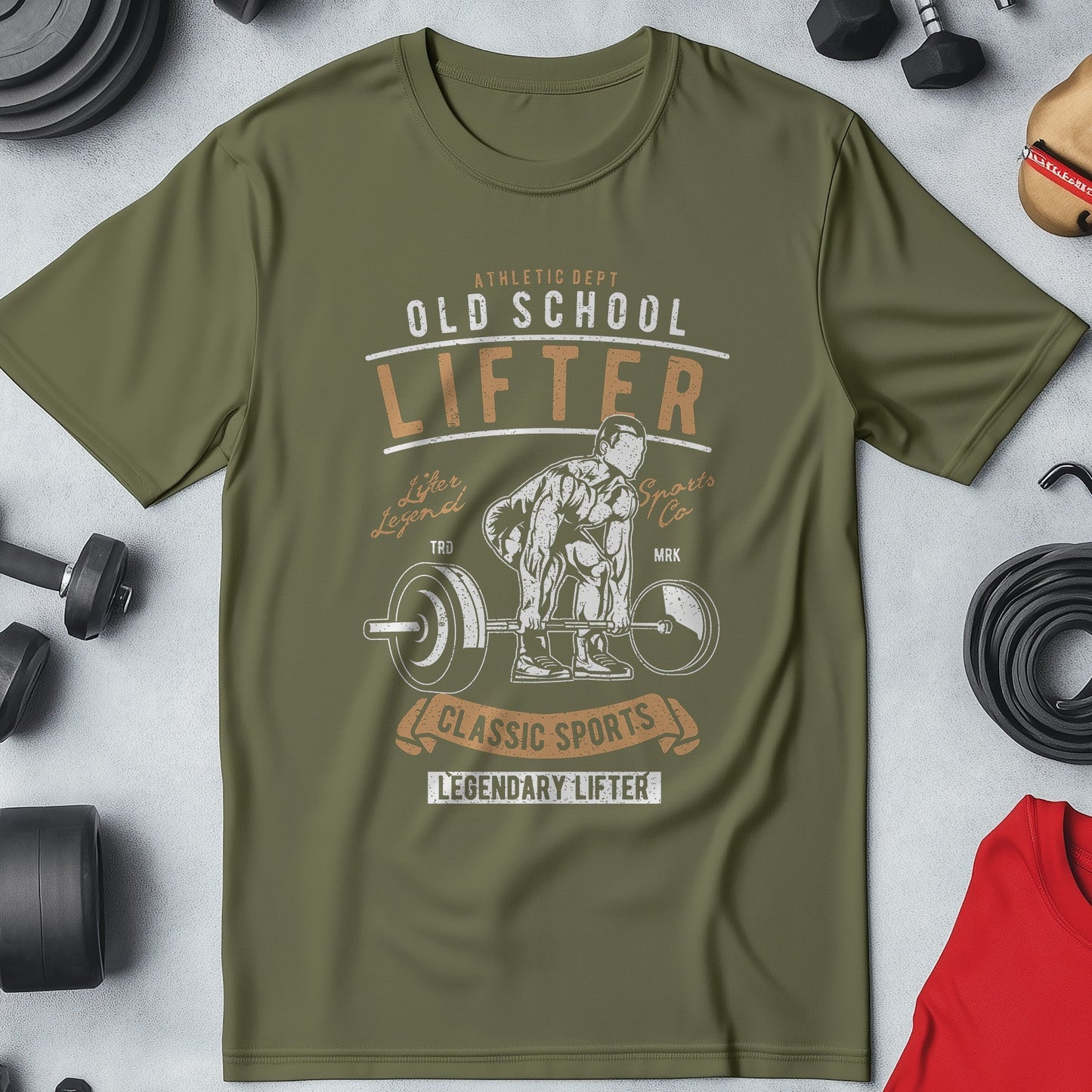 Old School Lifter T-Shirt - Vintage